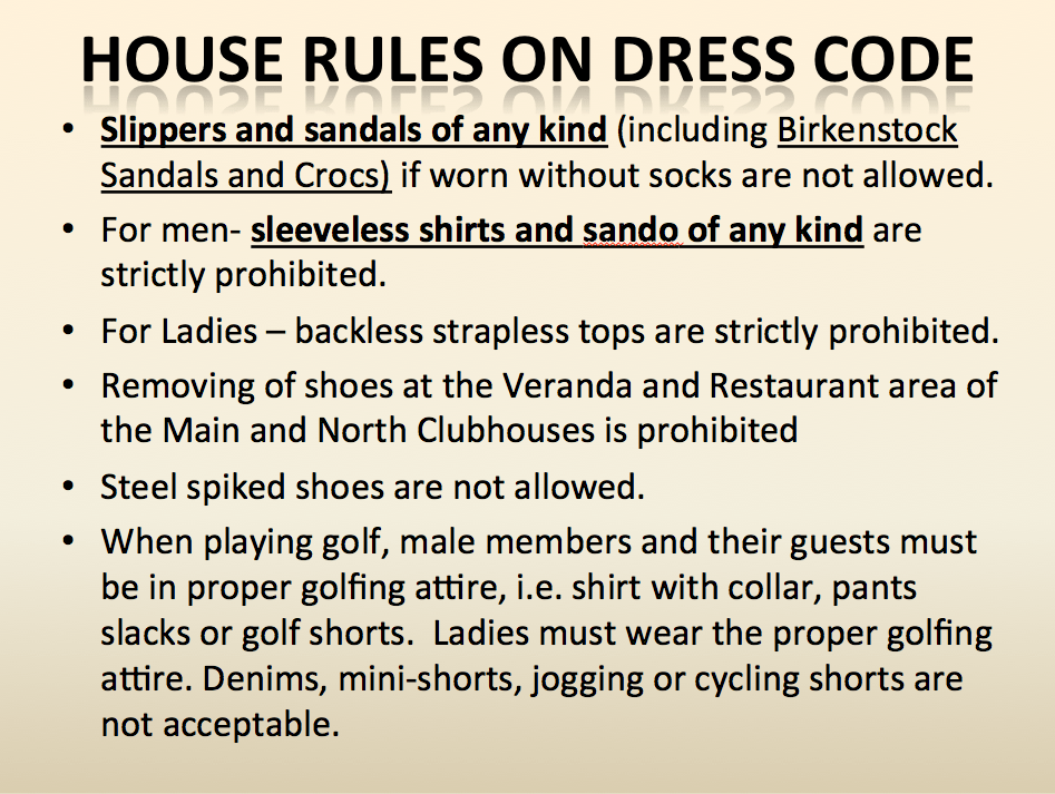 dress-code-house-rules